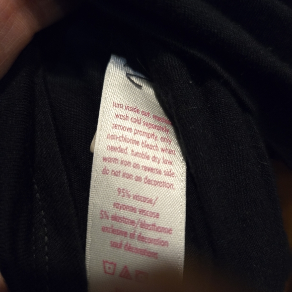 Justice Black and White Boxy Tie-Dye Tee - Picture 8 of 8